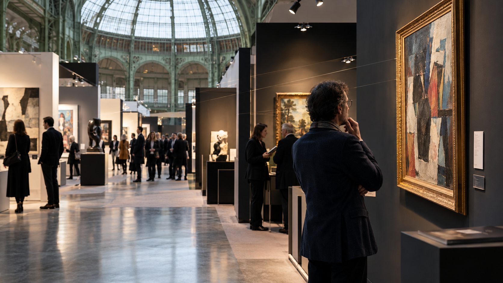 À Fine Arts Paris, le lieu n'héberge pas les œuvres : il installe les conditions dans lesquelles elles seront lues. Un laboratoire pour le planneur stratégique.
